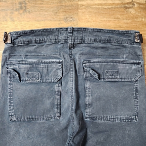 Vintage Abercrombie & Fitch Utility Pants Mens Size 28x30 Blue - Picture 7 of 8